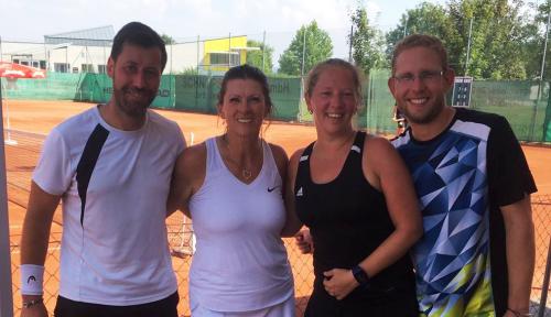 Michaela Baerwolf gewann das Mixed in Hausleiten